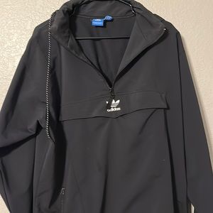 Adidas half zip wind breaker pullover